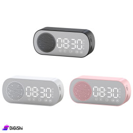 Bluetooth Speaker with Alarm Clock and Mirror