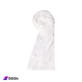 ALTUKA Thin Kuwaiti Cashmere Shawl White