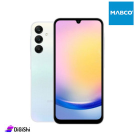 موبايل Samsung موديل A25 ذاكرة 6/128 غيغابايت لون أزرق فاتح