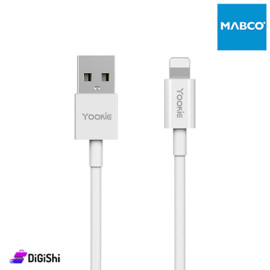 Yookie CB17 Lightning Charging and Data Transfer Cable White