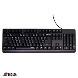 RAPOO NK1900 Wired Keyboard - Black