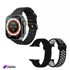 Smart Watch Model Mip Y1 with More Than 70 Features Black Color