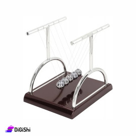 Newton's Pendulum Colliding Balls Form The Letter T