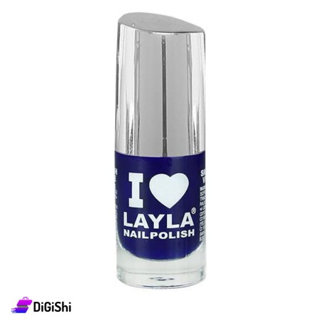 طلاء أظافر أزرق LAYLA I LOVE