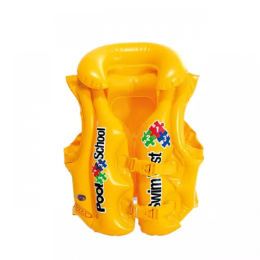 سترة صفراء نفخ للاطفال INTEX 58660
