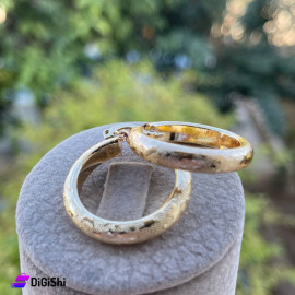 Circular Earring Gold Colored