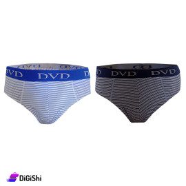 سليب رجالي قطن مقلم DVD قياس XXL