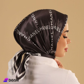 ALTUKA Veil Satin Chanel Print Color Dark Brown