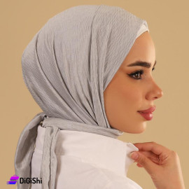 حجاب مثلث ماركة التقى لون رمادي