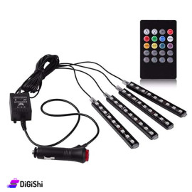 Car Floor Hidden Lights Four Colors with Controller