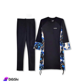 DIADORA Women's Burkini Swimsuit Black