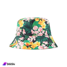 Women's Floral Bucket Cap Green