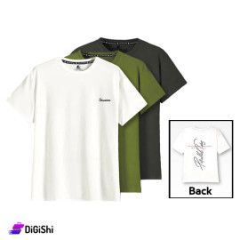 STARTER Men's Cotton T-Shirts with Writing on the Back