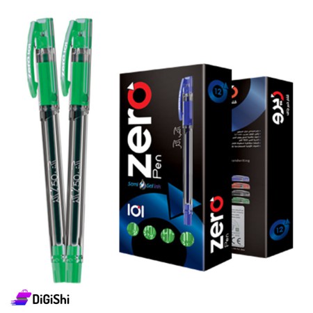 أقلام حبر أخضر ZERO 101 Pens Green