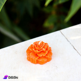 Rose Shaped Scented Candle Orange