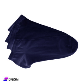 Alshin Youth Cotton Socks Set 3 Pairs Navy Blue Alsamah Brand
