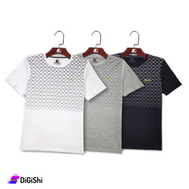STARTER Men's Cotton T-shirt With A Small Check Pattern