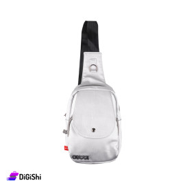 Hand and Shoulder bag With Cover and GUCCI Logo Gray Color