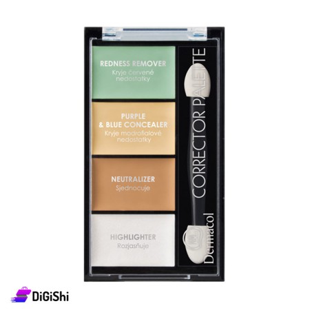 مصحح عيوب البشرة مع هايلايتر Dermacol