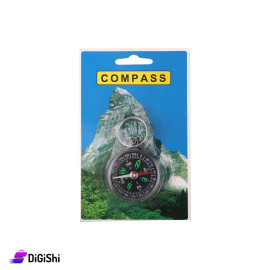Plastic Key Chain with Compass