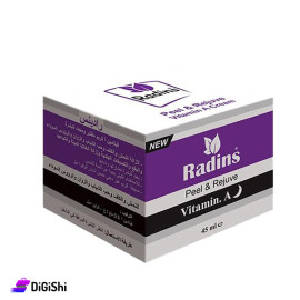 Radins Exfoliating and Skin Rejuvenating Cream to Remove Freckles Pigmentation and Freckles with Vitamin A 45ml
