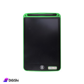 LCD Smart Tablet for writing and Drawing 8.5 Inches Writes in One Color Green
