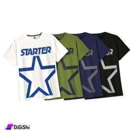 Men's T-shirt Made of 100% Cotton With STARTER Logo STARTER Brand