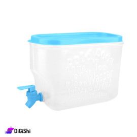 Shahd Plast Plastic Jug with Spout Transparent and Blue