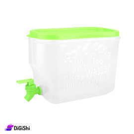 Shahd Plast Plastic Jug with Spout Transparent and Green