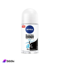 رول مضاد للتعرق NIVEA للملابس السوداء والبيضاء بسعة 50مل
