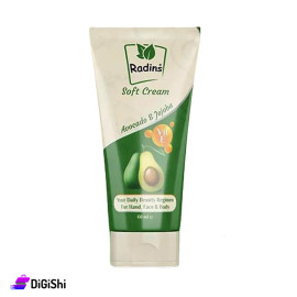 Radins Hand and Body Cream with Avocado Extract and Jojoba Oil with Vitamin E 60ml
