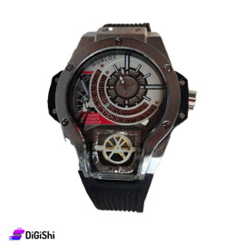 ساعة يد رجالية HUBLOT لون أسود