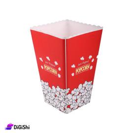 Shahd Plast Plastic Red Square Pop Corn Bowl Large Size
