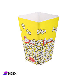 Shahd Plast Yellow Square Pop Corn Bowl Large Size