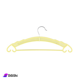 Shahd Plast Plastic Clothes Hanger Yellow Color