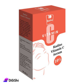 Radins Vitamin C Facial Serum 50ml for Dry Damaged and Pigmented Skin