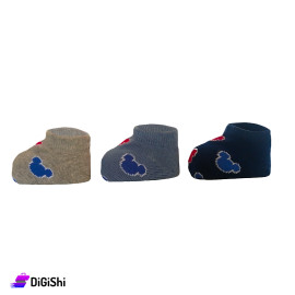 زوج جوارب للأطفال مع رسمة دباديب ماركة توتي