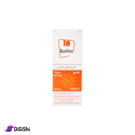 Radins Sunscreen Cream Enriched with Vitamins Omegas Panthenol and SPF90 100ml