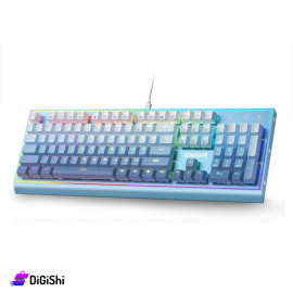 كيبورد سلكي K654GWB ماركة REDRAGON لون أزرق