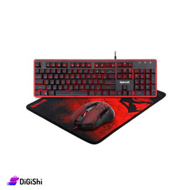 Keyboard and Mouse Set with Mousepad S107 Model REDRAGON Brand