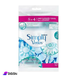 Gillette Simply Venus Razor Set for Women - Blue