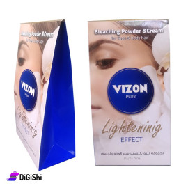 VISON PLUS Facial and Body Hair Bleaching Powder