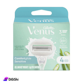 Razor Blade Refills for Women 4Pcs Gillette Brand