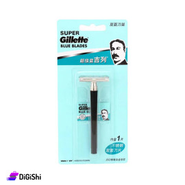 Manual Men's Razor with a Blade Gillette Brand Blue Blades Model