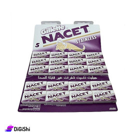 20 blade packages Set each package containing 5 blades Gillette Brand model NACET