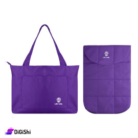 Lily Zak Shoulder Bag with Laptop Pouch Violet