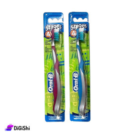 فرشاة أسنان للأطفال موديل Stages 4 ماركة Oral-B