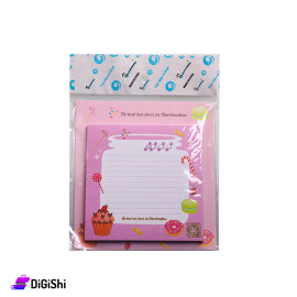 Notebook Drawing Dessert Violet Colour
