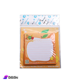 Notebook Drawing Fruit Orange Colour