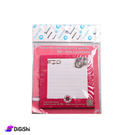 Notebook Drawing Camera Pink Colour
